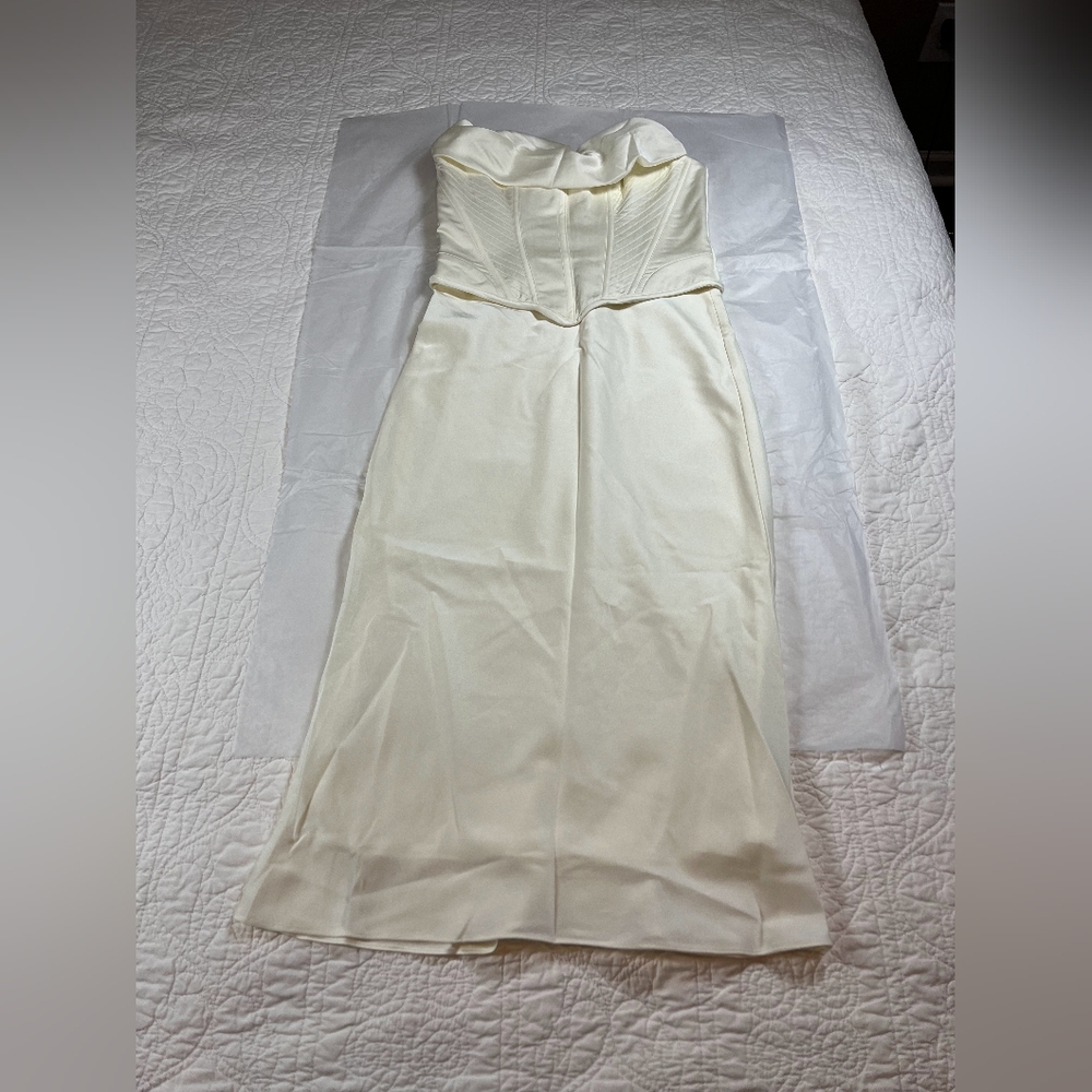 House of CB Cream Midi Dress - Picture 9 of 15